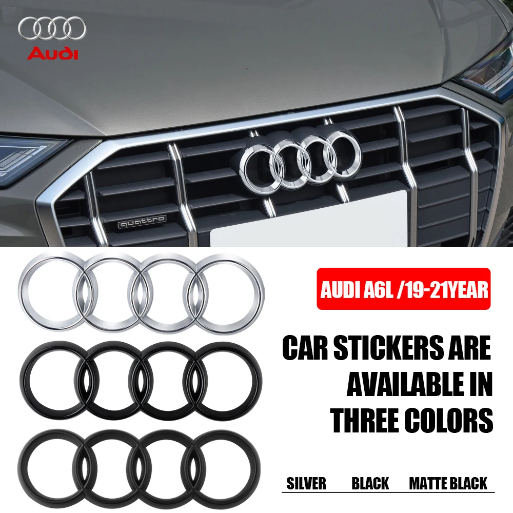 Оригинальная передняя решетка автомобиля задний багажник эмблема 4-кольцевой