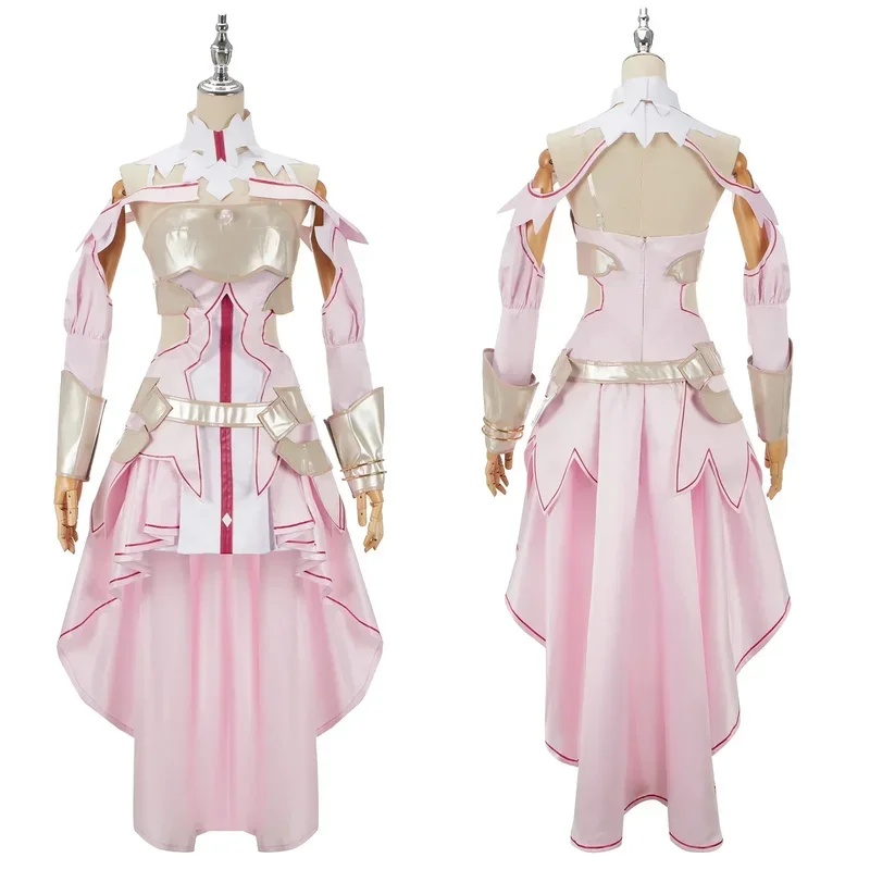 FC6Game Sword Art Online Юки Асуна Косплей Костюм Платье Одежда Хэллоуин Карнавальный для