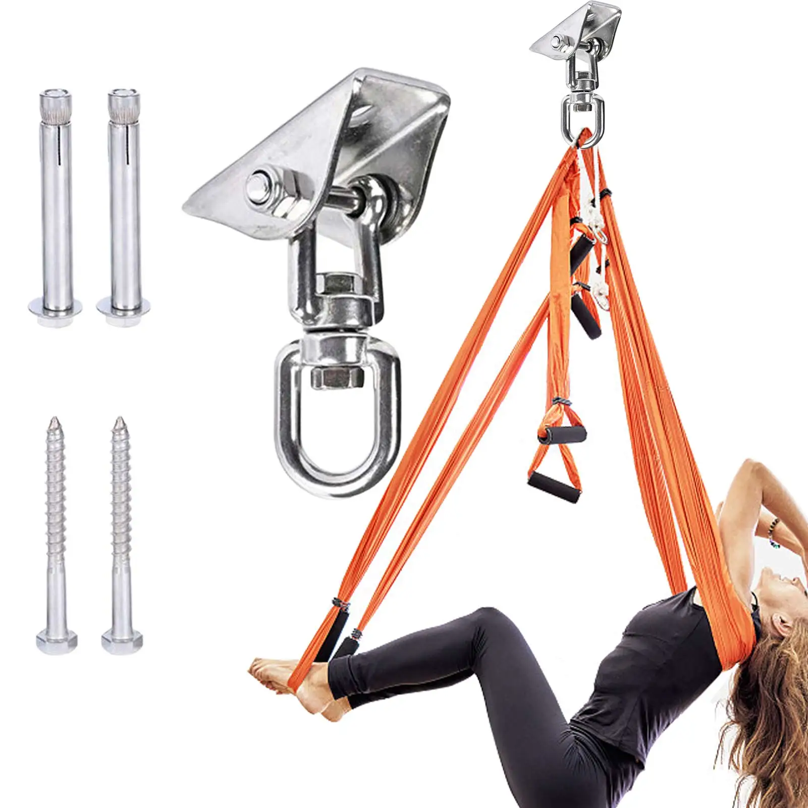 

Поворотная вешалка, поворотная фурнитура, Поворотная вешалка из нержавеющей стали с болтами, комнатная и уличная Поворотная вешалка для по...