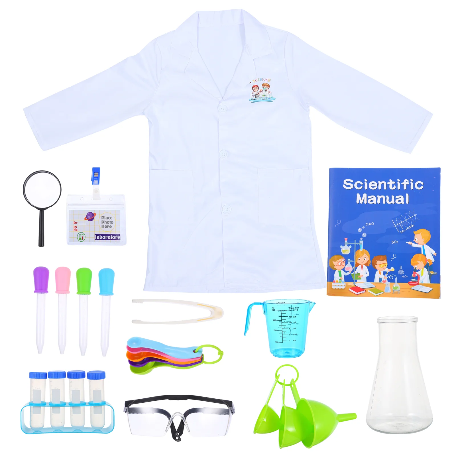 

Набор научных экспериментов, домашние игрушки, Детский пазл, детский креативный пластиковый ученый ролевая игра