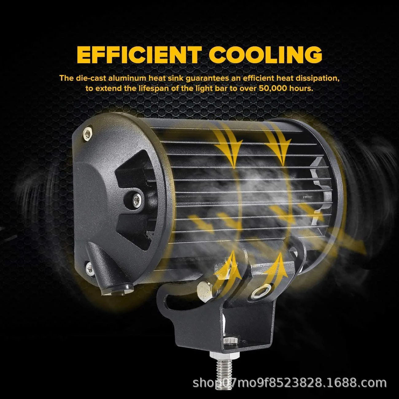 NORGOS 5-дюймовая фонарь суперъяркая полоса светло-желтый прожектор 4x4 внедорожник