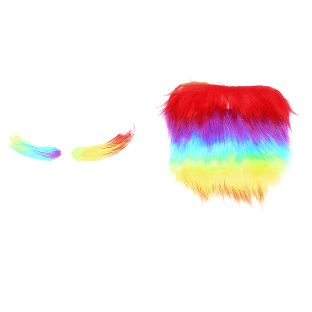 

2pcs Props Creative False Dress Supplies Beard for Party Masquerade Costume