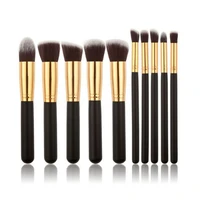 10pcs makeup brushes set cosmetics foun dation blending blush makeup tool powder eyeshadow brushes cosmetic set