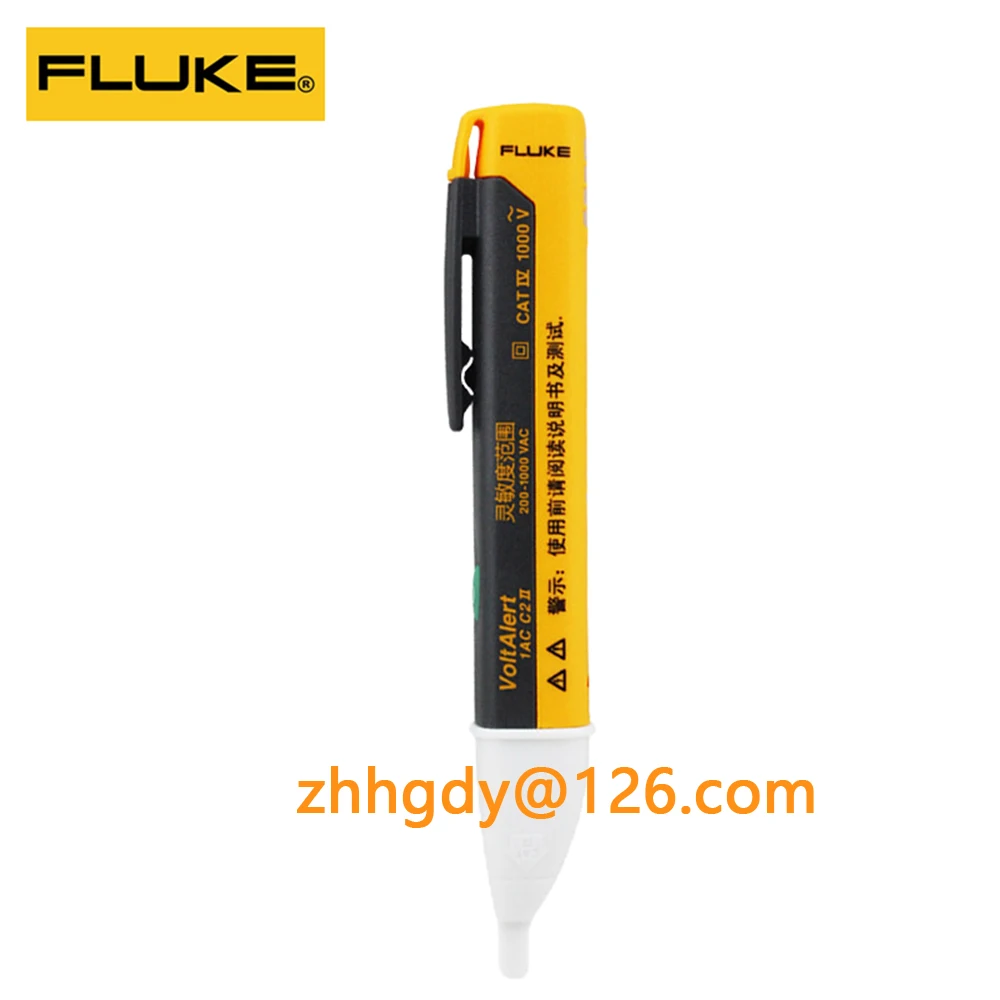 FLUKE 1AC-C2 II VoltAlert Sensor Non-contact 200~1000V AC tester electrical Detector Pen