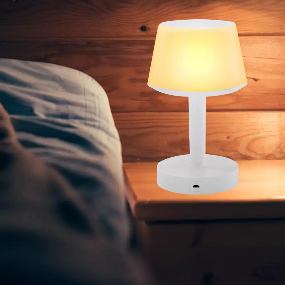 

Bluetooth-compatible Audio Bedroom Table Desk Lamp Portable LED Bedside Color Night Light Supporting Hands-free Telephone Calls