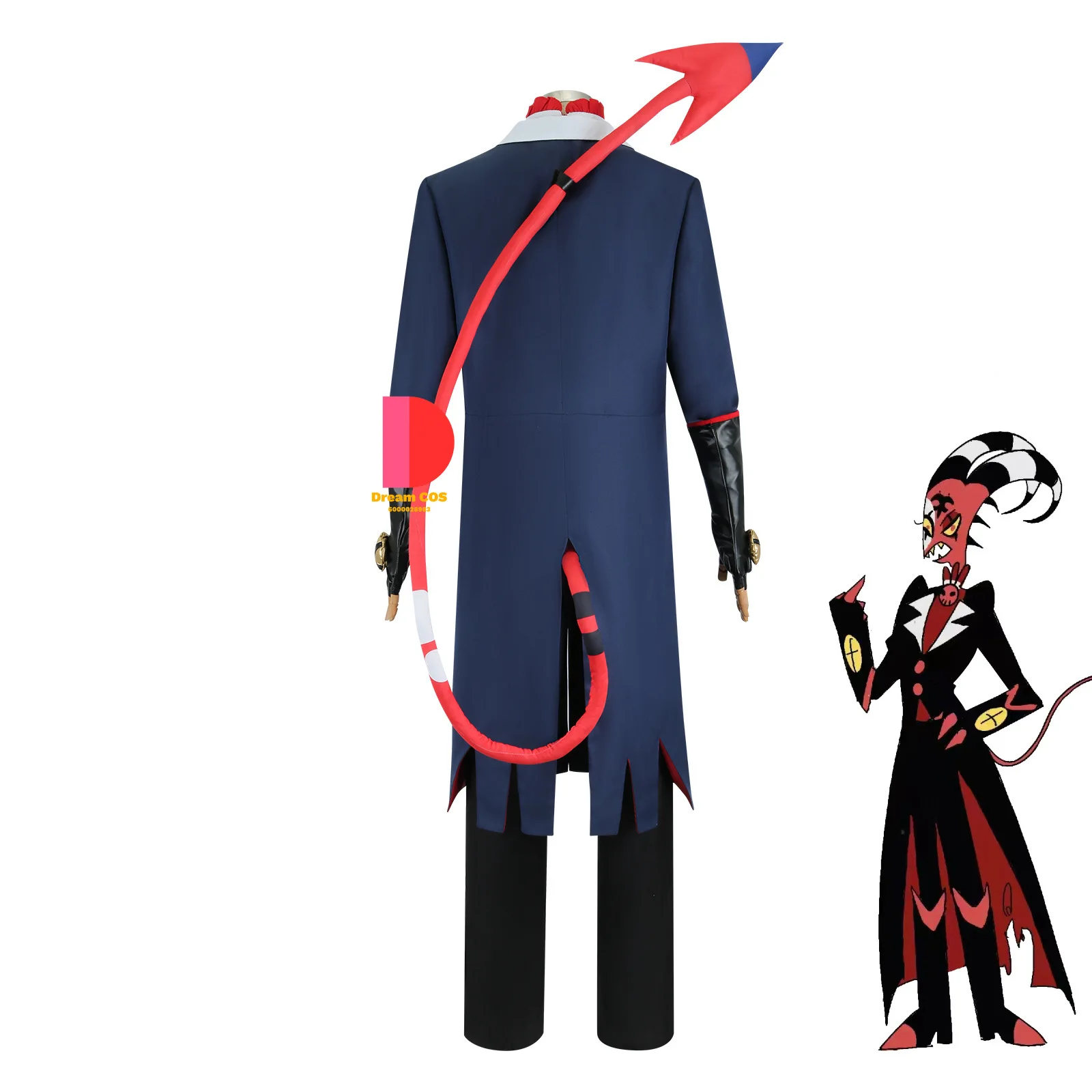 Бюджетный костюм для косплея босса блатзо из аниме Helluva эксклюзивный дизайн с