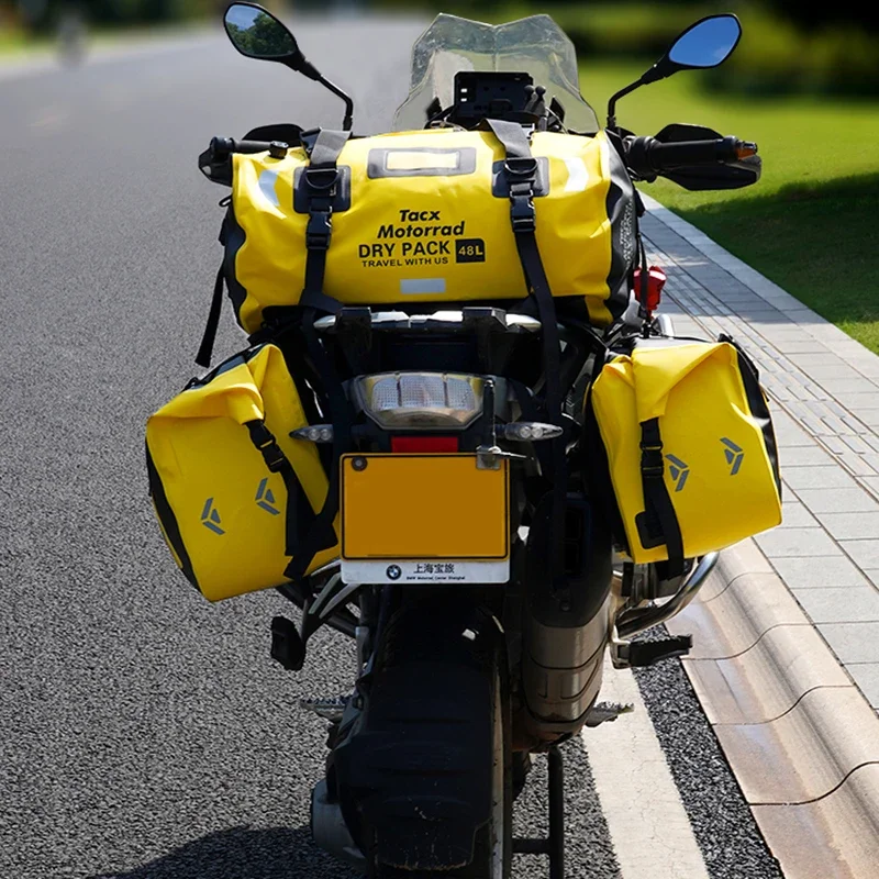 Сумка на заднее сиденье мотоцикла 30L износостойкая сухая и влажная седельная