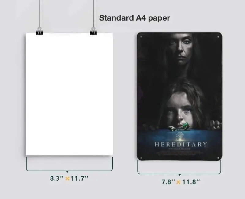 Винтажный Металлический Постер С Фильмом Стильный Настенный Декор Классическая