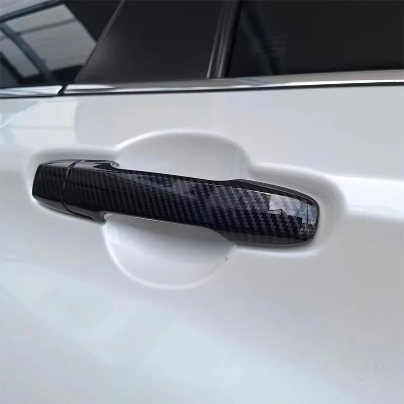 Фото Накладка на ручку двери для Toyota Veloz 2023, глянцевая черная, защита от царапин, аксессуары для модификации экстерьера MPV №5