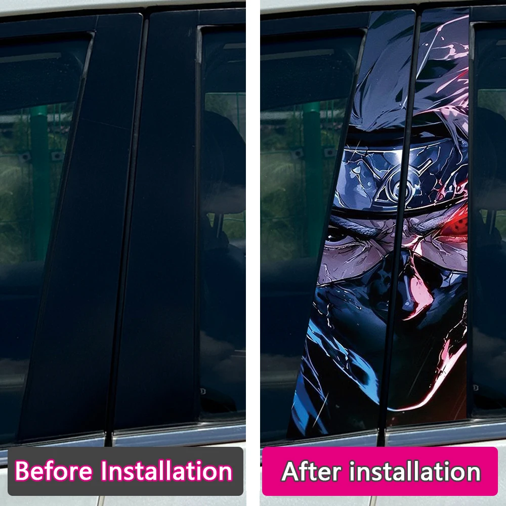 Фото JDM аниме мальчик автомобильные наклейки DIY автомобильный чехол на стойку B царапины водостойкие прочные мультяшные автомобильные украшения авто наклейки для домашних животных №3