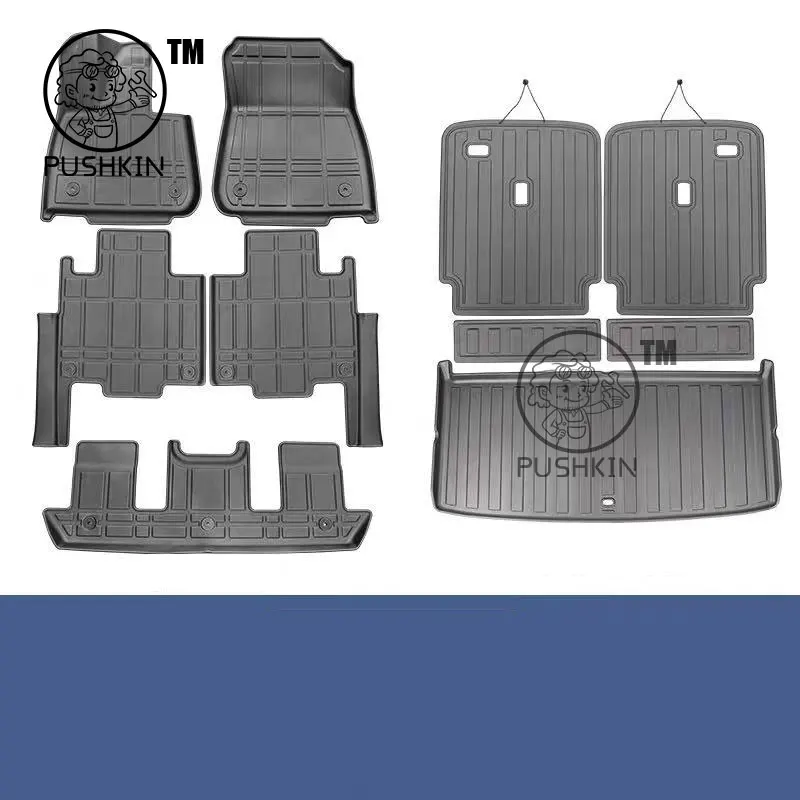 

Коврики на заказ для Changan Deepal S09 2025 2026, всепогодные противоскользящие коврики из ТПЭ, коврик для багажника, аксессуары