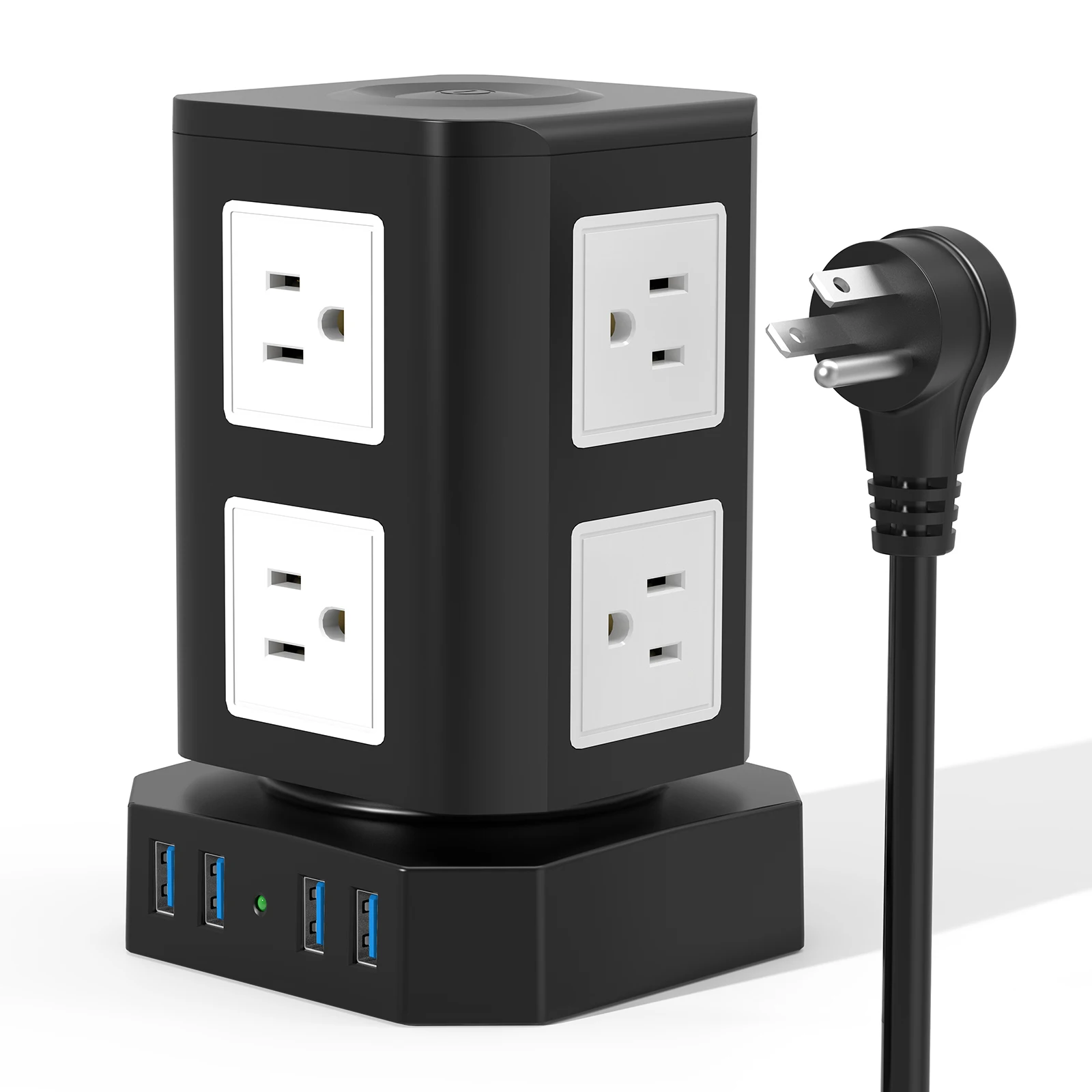 Сетевой фильтр с USB-портом и удлинителем длиной 6 футов настольная зарядная