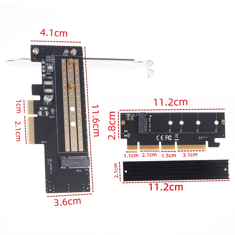 

Адаптер PCIE-M2, адаптер NVMe M.2 PCI Express, 64 Гбит/с, PCI-E SSD-карта, плата расширения компьютера, плата расширения, 1 шт.