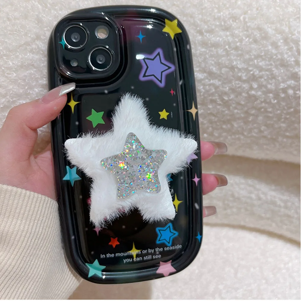 Фото Мягкий чехол-подставка в виде пентаграммы для iphone 14 12 13 11 Pro Max 7 8 PlusX XR XS №4