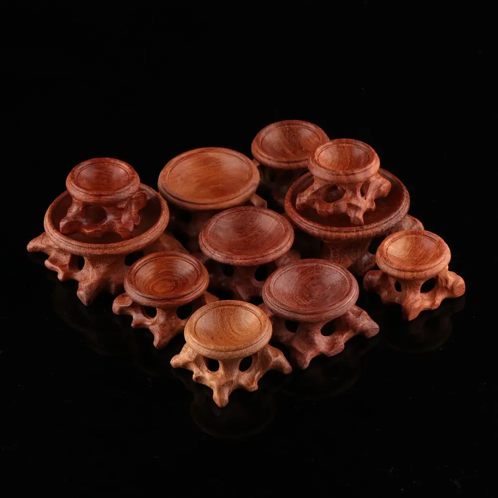 

Retro Collection Acid Branch Wood Miniature Branch Base Crystal Ball Holder Home Decoration Display Stand