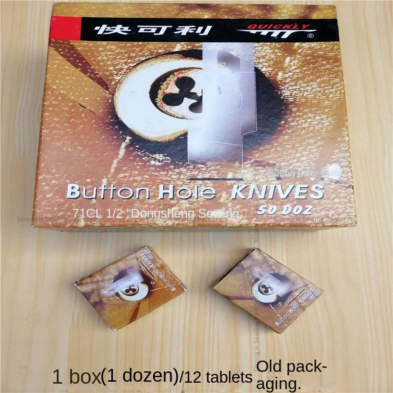 12 шт. 1 дюжина быстрый 71CL нож с пуговицами ножи отверстиями для 781 1790 814 800
