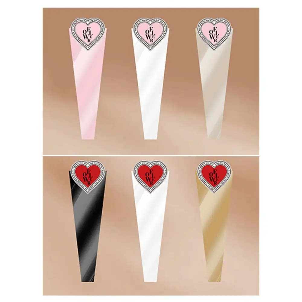 Прозрачные цветочные пакеты из крафт-бумаги 20 шт.