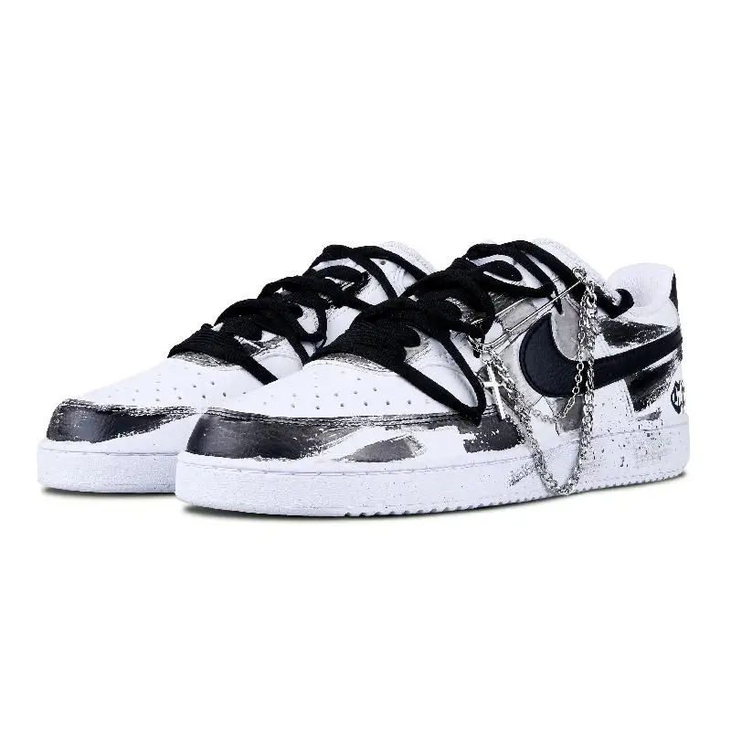 【Настроить】Nike Court Vision 1 обувь для скейтбординга мужские кроссовки DH2987-101