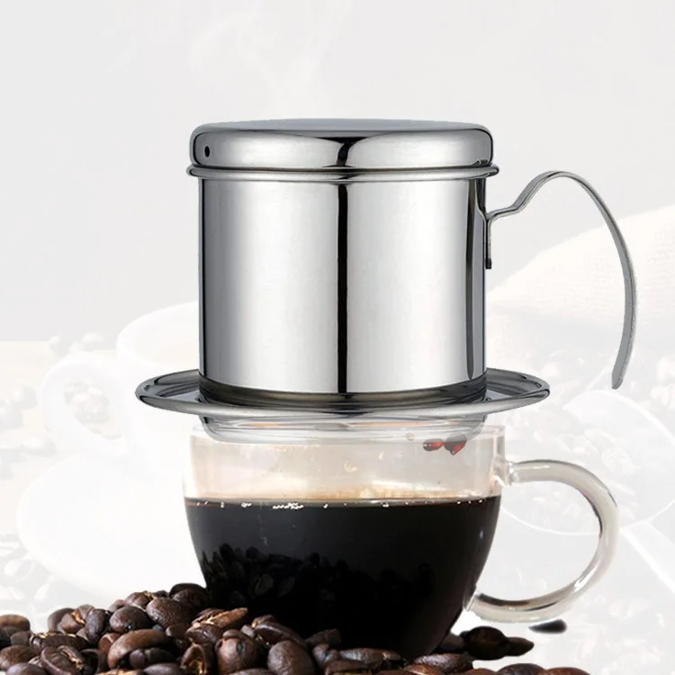 

Stainless steel coffee filter cup drip Simple fashion share home coffee pot filter cup
