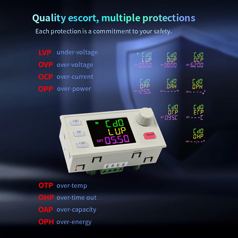 SK120X Регулируемый источник питания постоянного тока с ЧПУ DC-DC