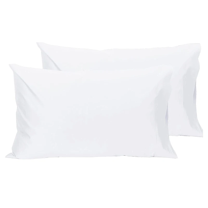 

Peter Khanun 100% Cotton Pillowcases Pillow Covers Protector Envelope Closure King Queen Pillow Cases Soft and Breathable,2 Pcs