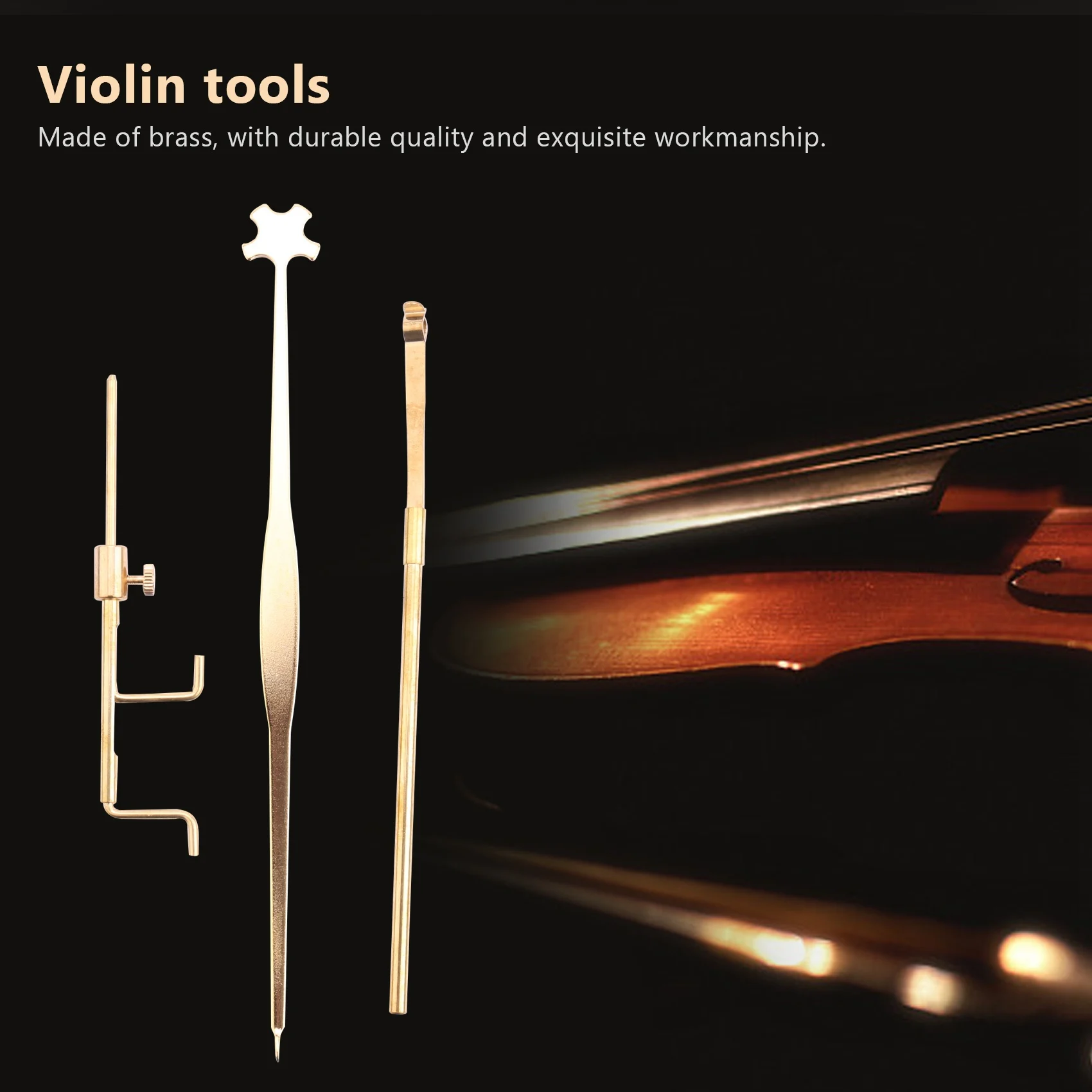 Латунный набор инструментов для скрипки звуковых стоек измеритель зажим