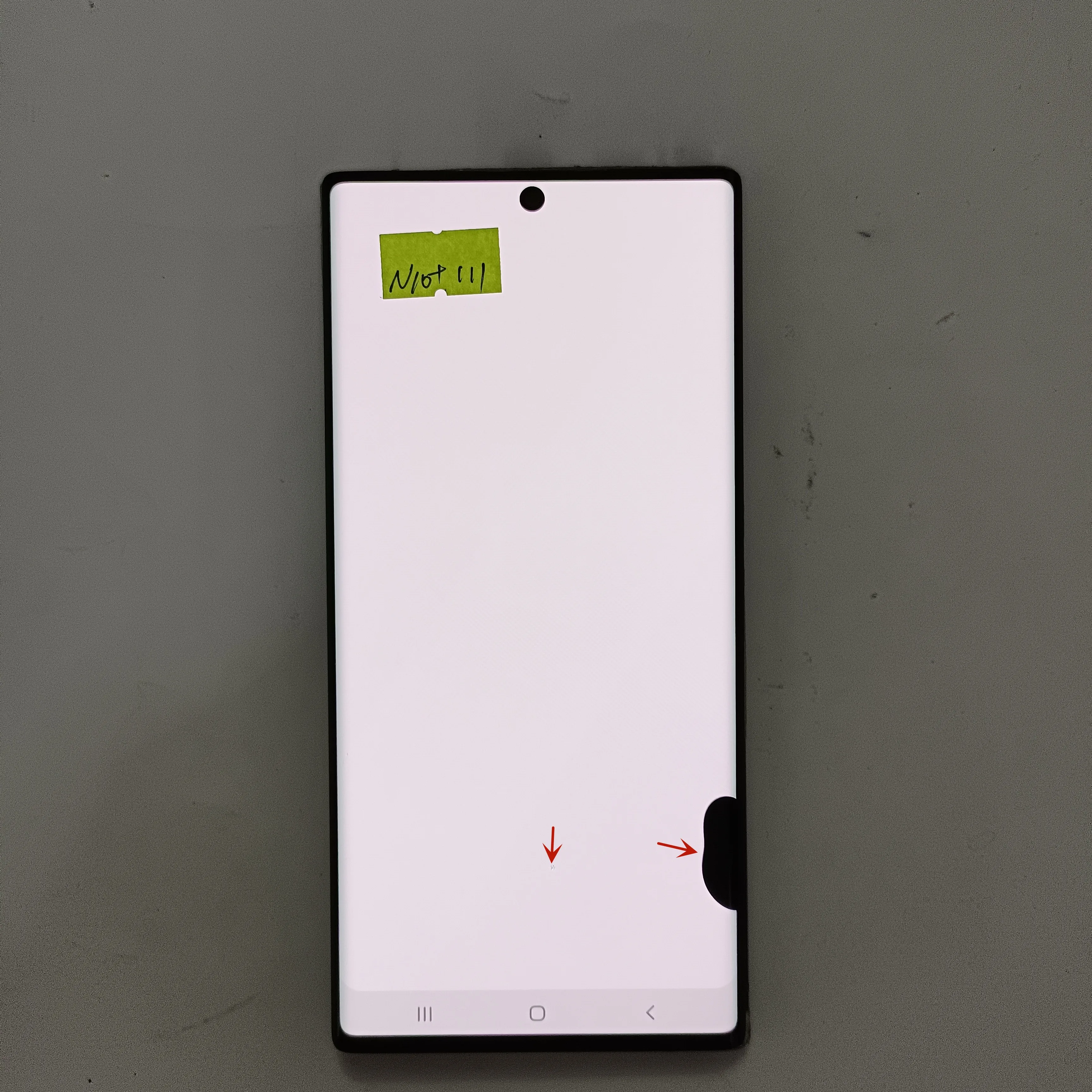 Original Screen For SAMSUNG Galaxy Note 10 Plus Display With Frame 6.8
