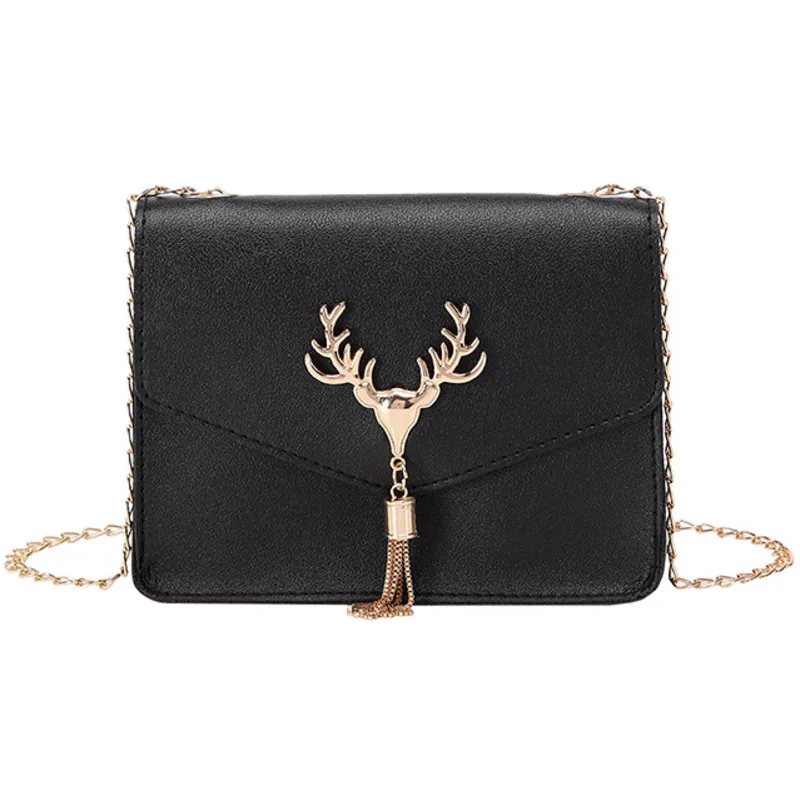 Женская сумка на одно плечо роскошный кожаный мессенджер цепочке миниатюрная