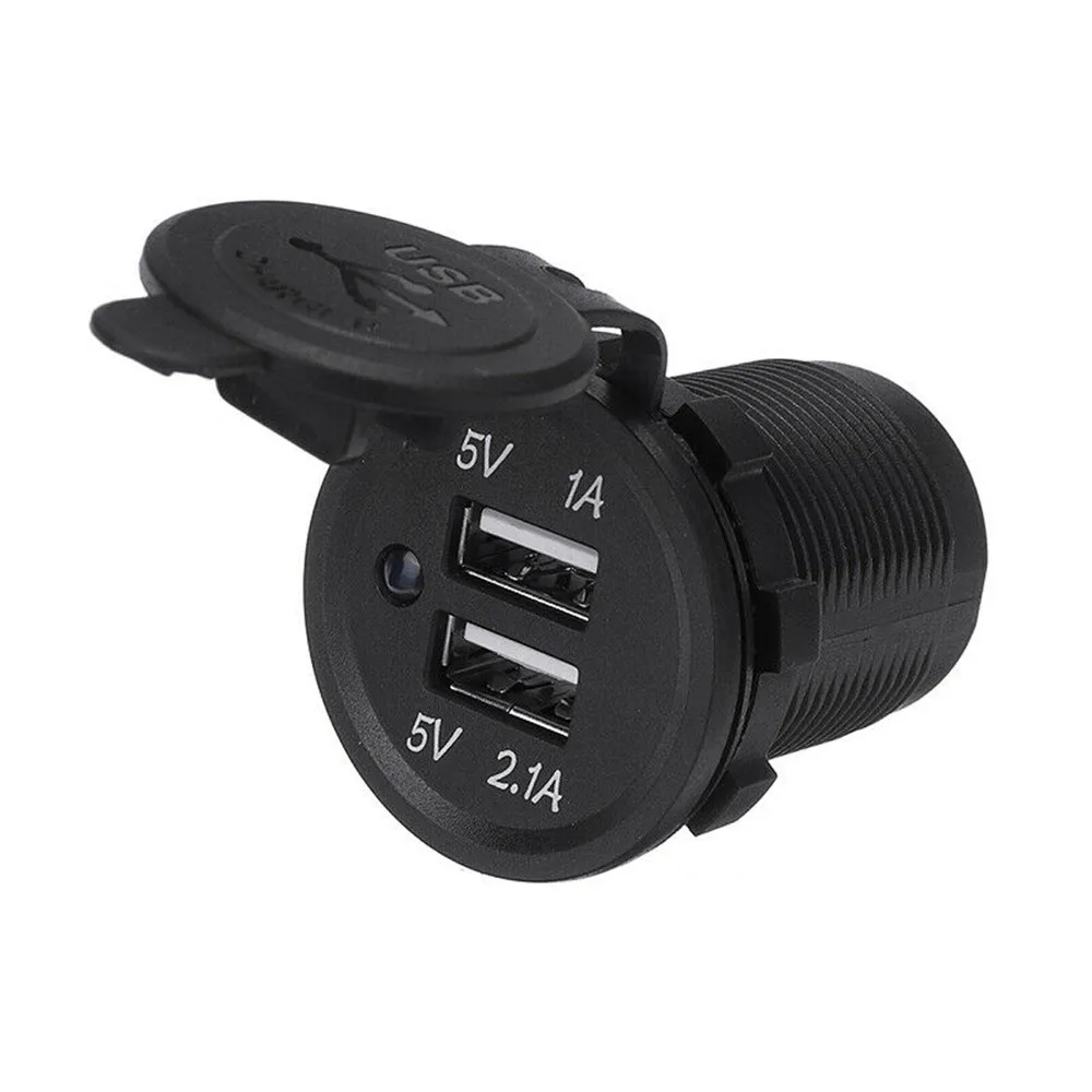 

12-24V Boat Motorhome Surface Mount Camper Van Twin USB Durable Dustproof