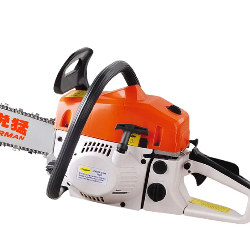 Бензиновая пила высокой мощности цепная бытовая двухтактная ручная Weirui Meng 5200