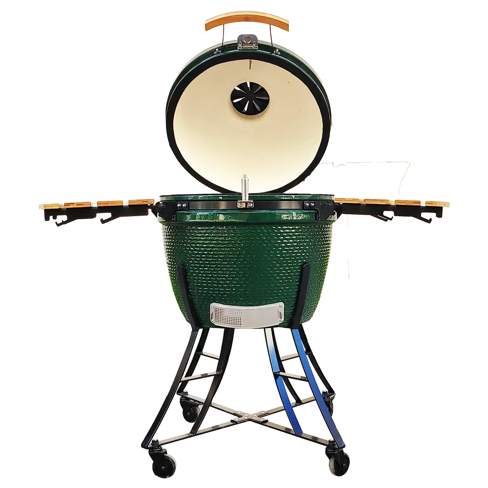 Auplex kamado гриль 24 большой угольный барбекю зеленый керамический огонь деревянное