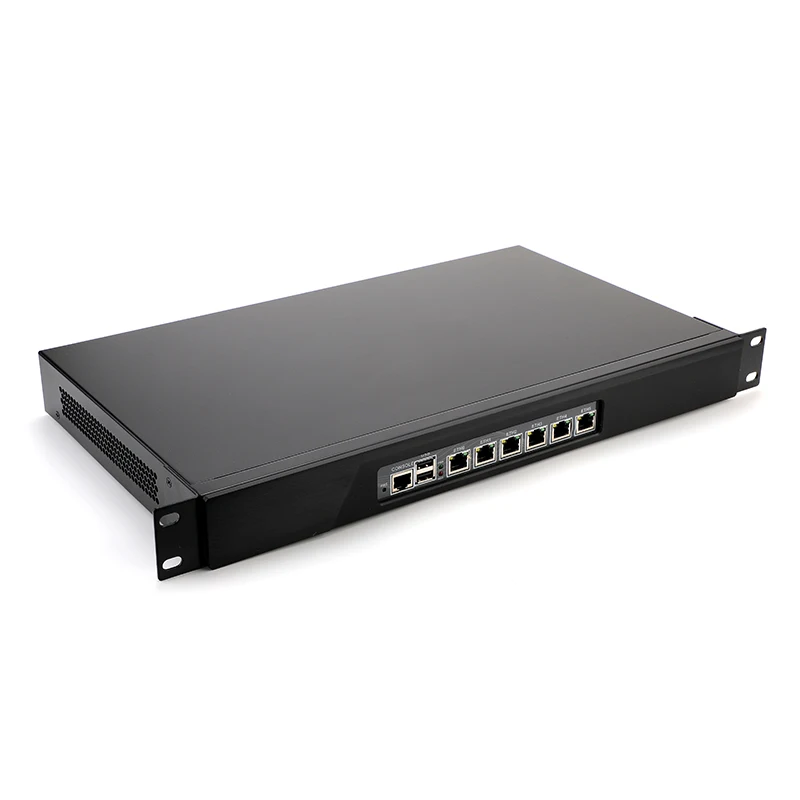 1U Rack Intel Celeron N5105 2.0 GHz 6*I225V 2.5G Nics VGA RJ45 COM Network Security Appliance Router PC 1U Rack Server AES-NI