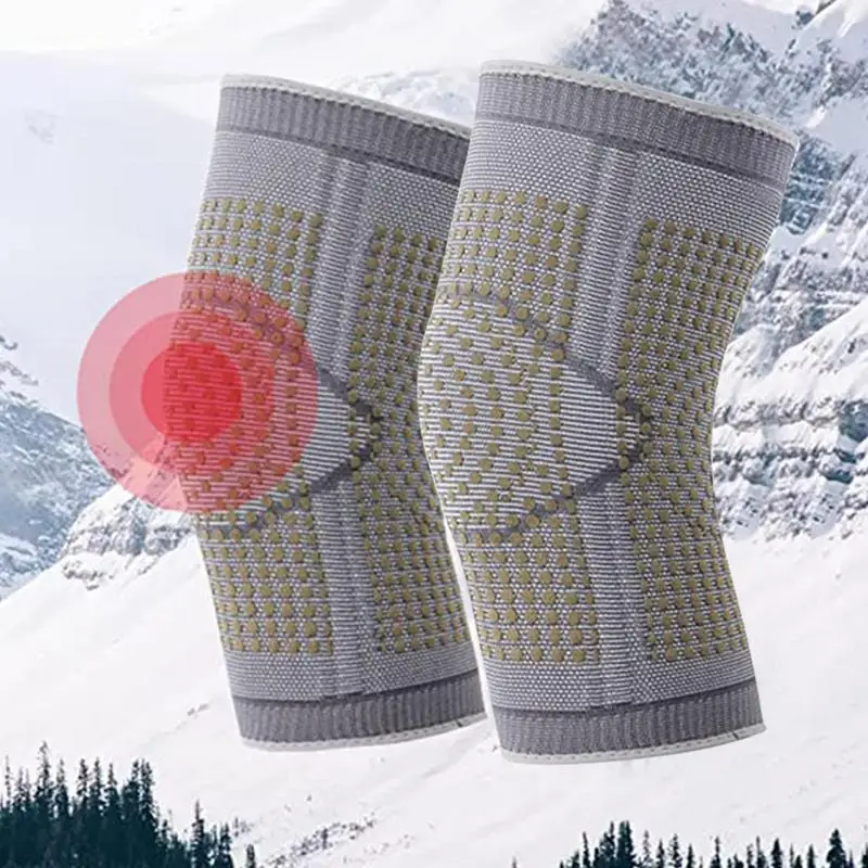 

Thermal Knee Warmers Winter Warm Knee Brace Comfortable Leg Warmers Thermal Long Leg Sleeves For Men Women Old People