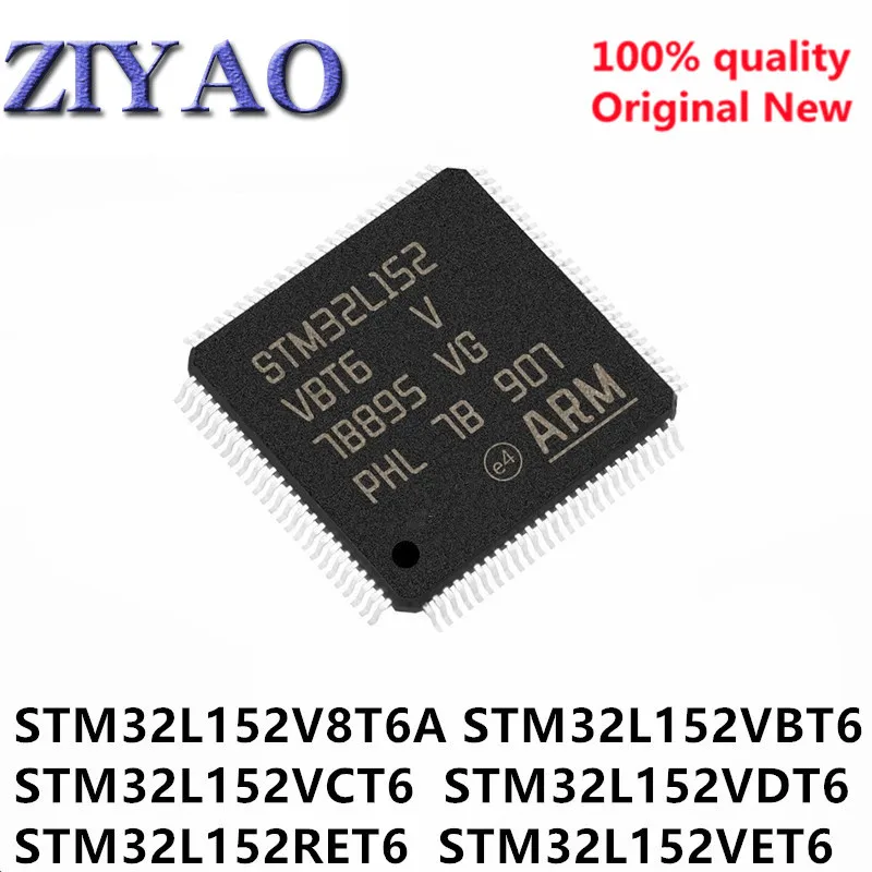 

5pcs New OriginaI STM32L152V8T6A STM32L152VBT6 STM32L152VCT6 STM32L152VDT6 STM32L152RET6 STM32L152VET6 LQFP Chipset IC