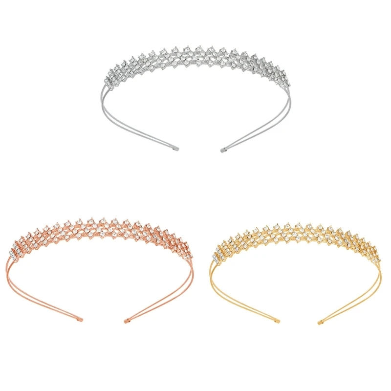 

Elegant Alloy Headband with Sparkling Anniversaries Present Supplies