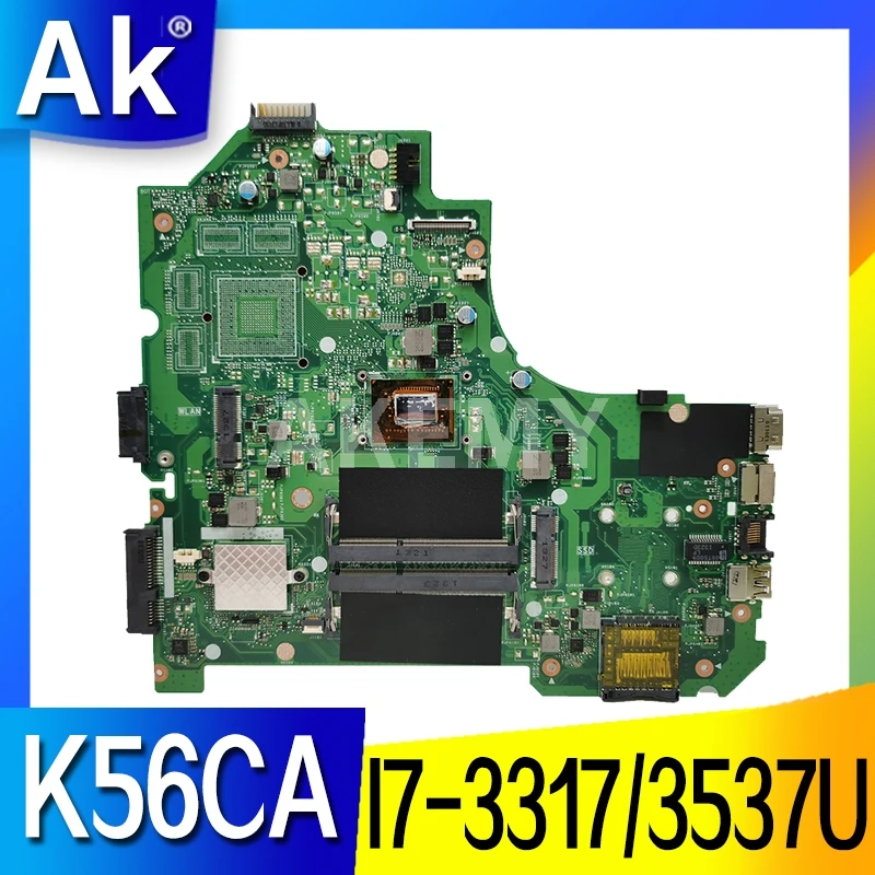 

Материнская плата Akemy для ноутбука ASUS K56CA S56C A56CM A56C S550CM K56CB S550CB K56CM REV 2,0 I7-3317/3537U, оригинальная материнская плата