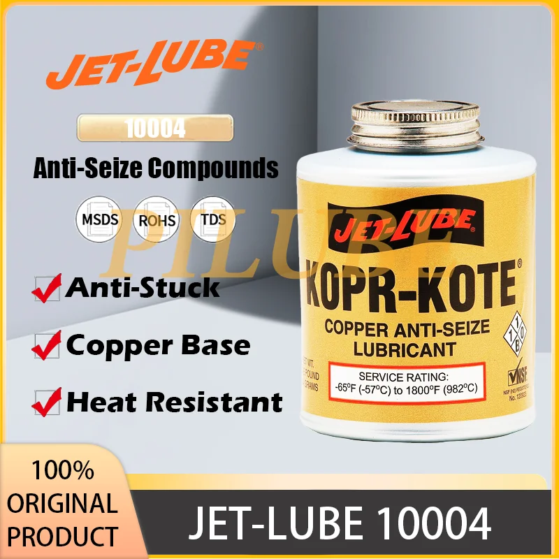 JET-LUBE Kopr-Kote 10004 высокотемпературный антисеивающий состав из чистой меди и графита