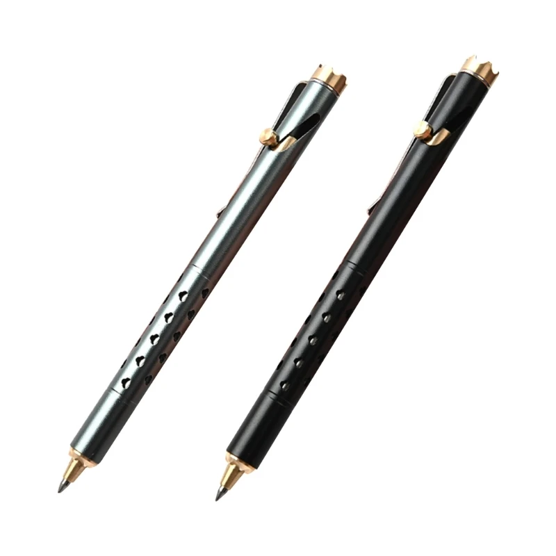

H05B Bolt Action Pen Multi-functional Ballpoint Pen Metal Pen-Clip Pocket Size Weight Balanced for Office Business Signature