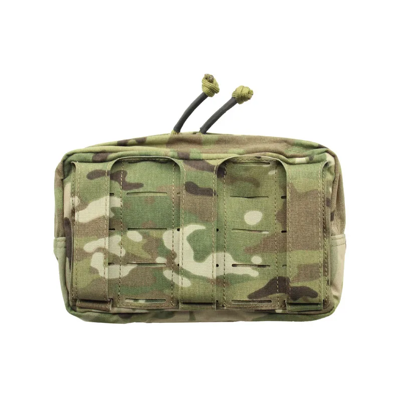 Tactical Vest 500D Cordura Fabric Waist Side Accessory Bag Transverse Tool Sundry Bag Storage YKK Zipper