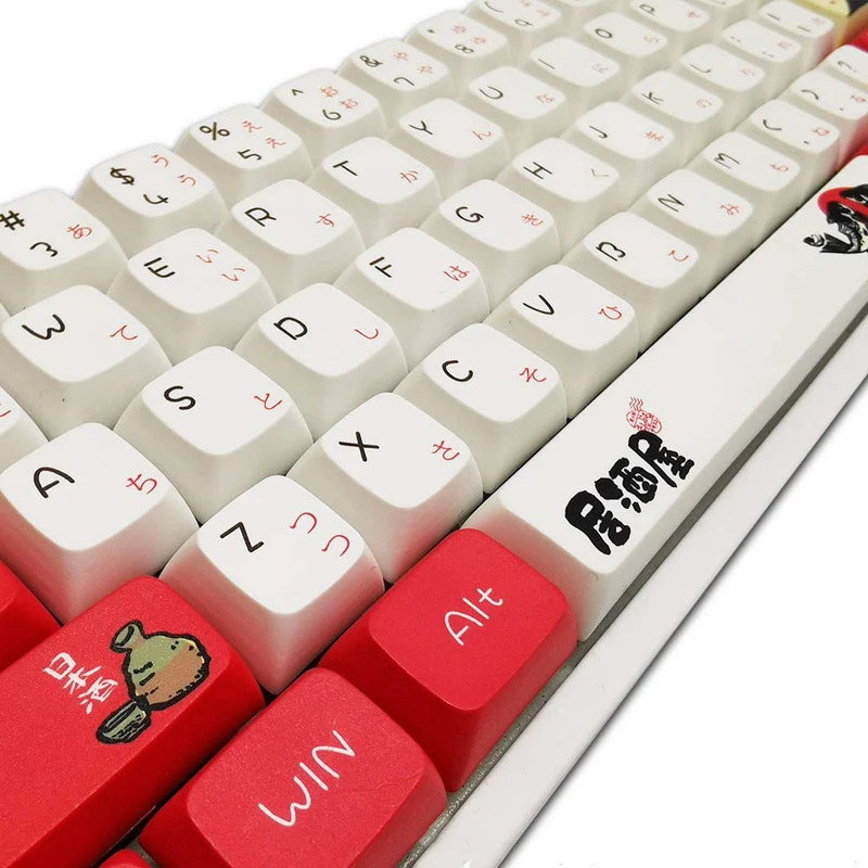 Японские колпачки для клавиш аниме XDA на заказ механических клавиатур Diy Pbt полный