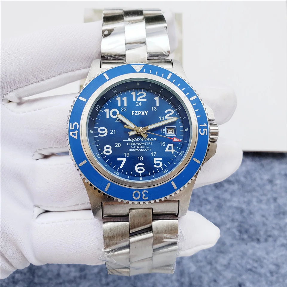 

Часы мужские автоматические с сапфировым стеклом, нержавеющая сталь, 904L