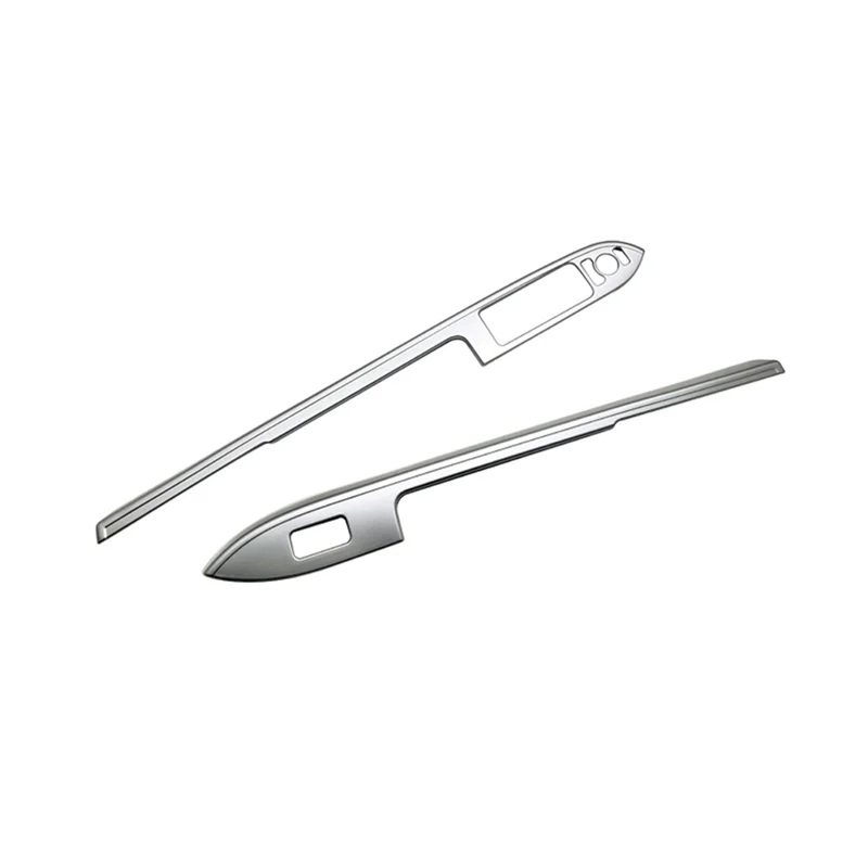 For Tanto 2022-2023 Car Window Glass Lift Switch Button Panel Cover Trim Sticker Silver Door Armrest RHD