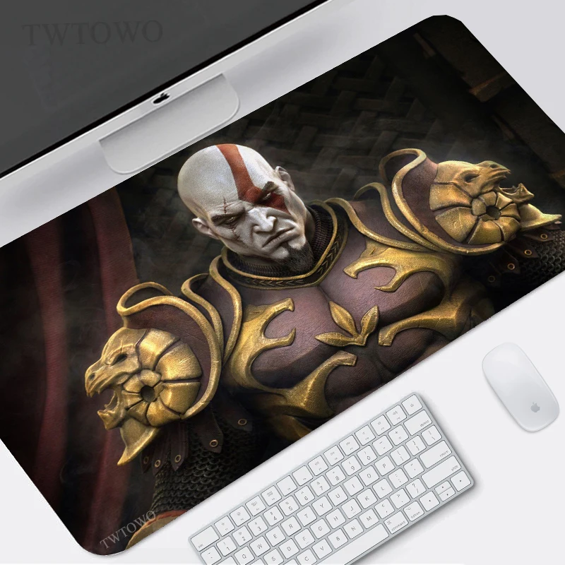 

God of War Mouse Pad Gaming XL New HD Computer Mousepad XXL keyboard pad Office Carpet Soft Natural Rubber Laptop Mouse Mat