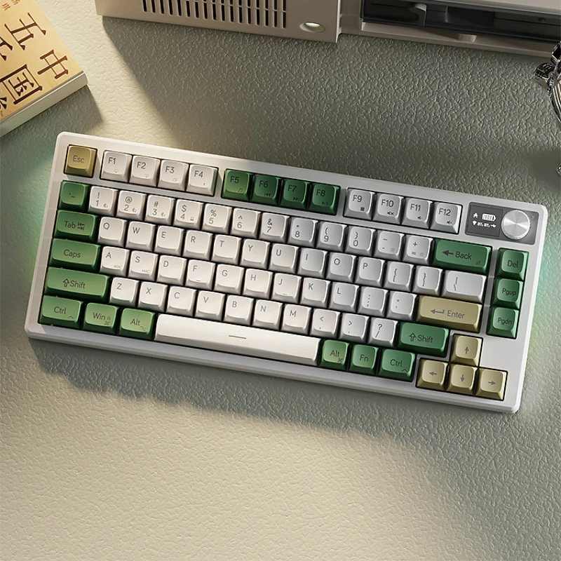 Беспроводная bluetooth-клавиатура V75PRO бесшумная Механическая маленькая