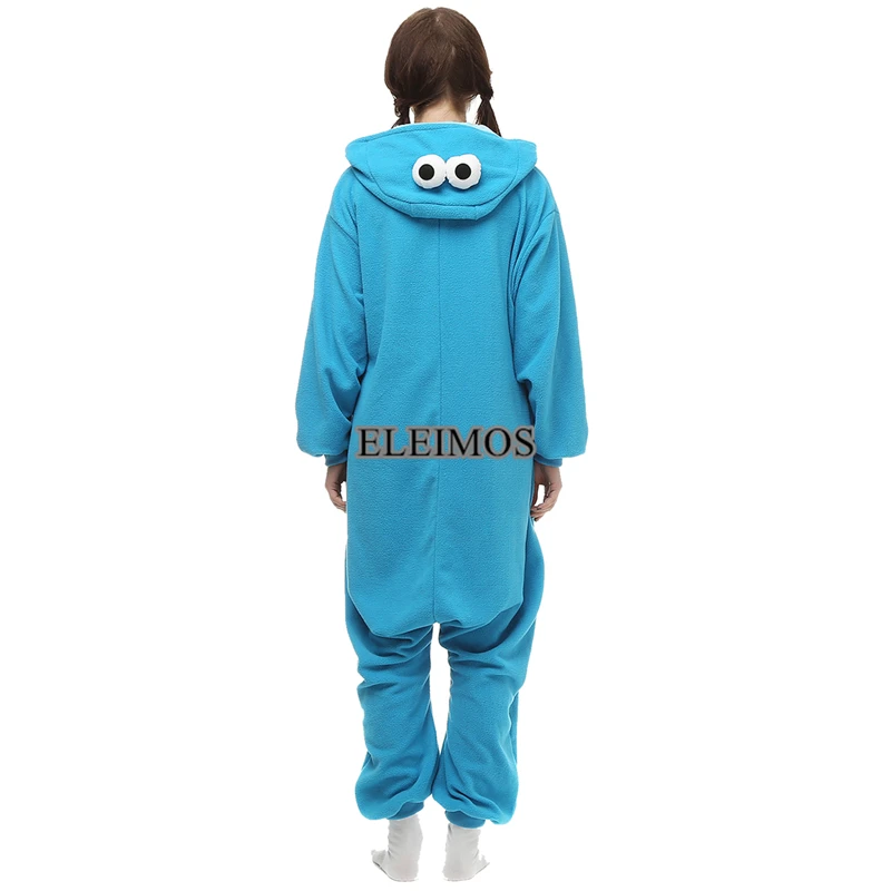 Adult Red Blue Monster Onesie Women Men Kigurumi Pyjamas Animal Cartoon Pajama Homewear Halloween Cosplay Party Costume