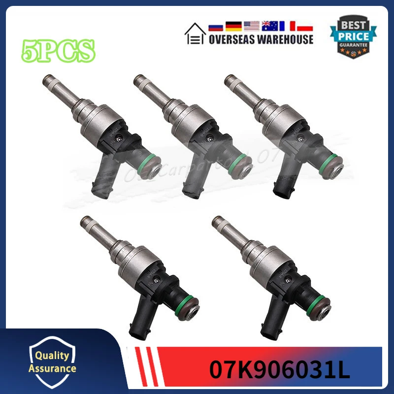 

07K906031L Fits For 2012-2013 Audi TT RS Quattro Fuel Injector 5Pcs