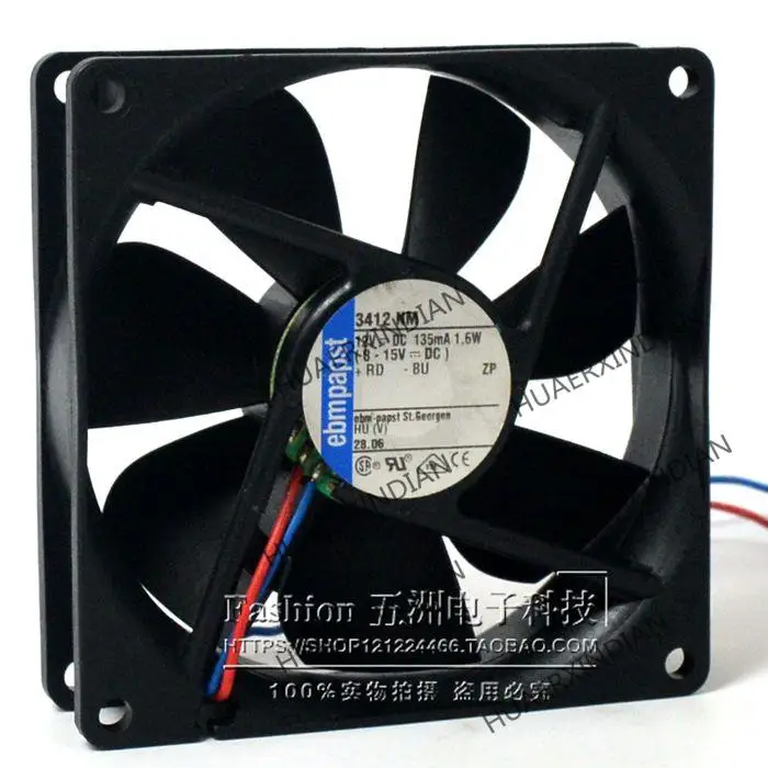 

New Typ 3412nm Original German-Dedicated 9025 12V 1.6W Cooling Fan Assembly Kit