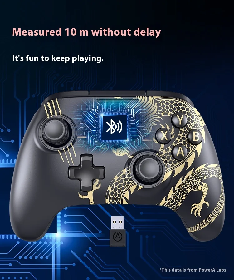 Беспроводной контроллер PowerA Battle Dragon Series 1200 мАч Bt для Opsv3 Pro Rgb Hall 1k
