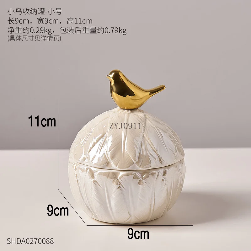 Скандинавская керамика для хранения чая банка домашнего настольного баночка