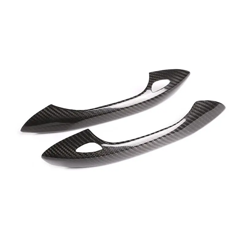Фото Настоящее углеродное волокно, внешняя дверная ручка автомобиля, накладка, внешние аксессуары для Porsche 718 911 2016-2019 №4